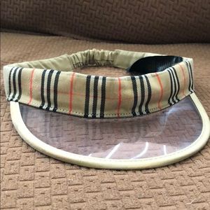 Burberry clear visor